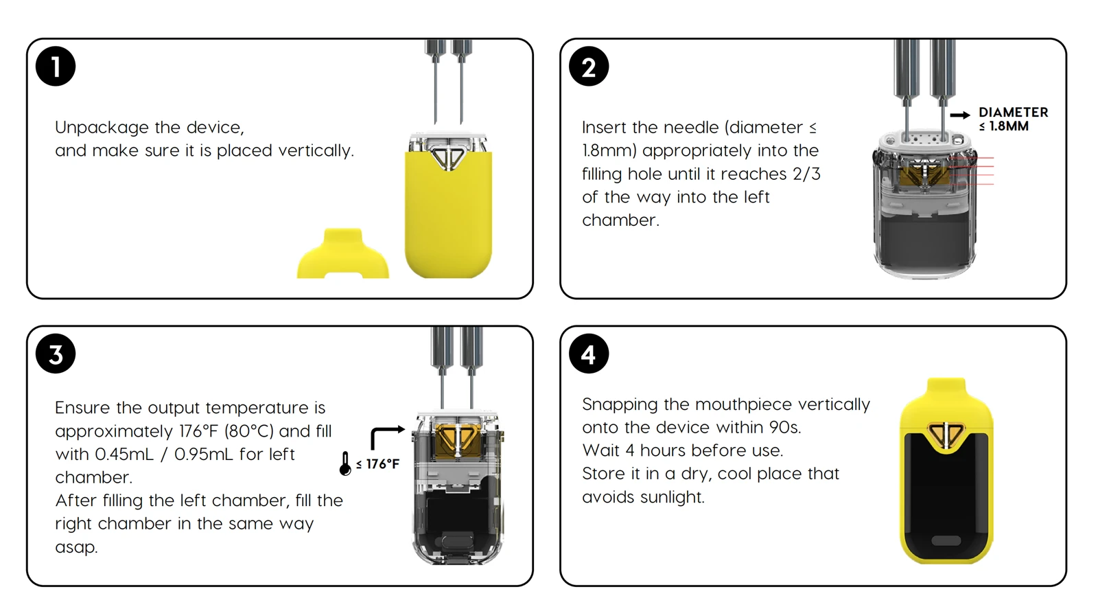 Dual Chamber Disposable Vape Filling Instructions Dual Chamber Disposable Vape Filling Instructions