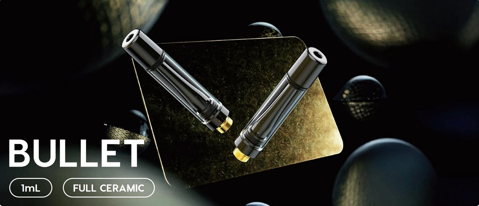 BULLET | 1mL Full Ceramic Vape Cartridge
